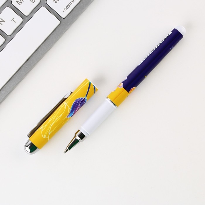 Ручка в открытке &laquo;Любимому воспитателю&raquo; шариковая, синяя паста, 1,0 мм