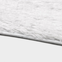 Коврик Доляна &laquo;Пушистик&raquo;, 40&times;60 см, цвет белый