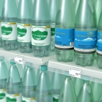 Ценникодержатель полочный, 98,8&times;0,7&times;3,9 см, цвет прозрачный