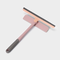 Щётка для окон Доляна &laquo;Элит&raquo;, целлюлозная губка 21&times;4 см, поворотный силиконовый водосгон27,5, 28&times;34&times;6 см, цвет МИКС