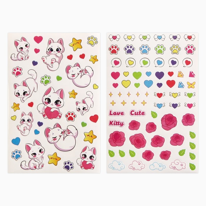 Заколки для волос &laquo;Самая необыкновенная&raquo; с наклейками, 8.5 х 13 см