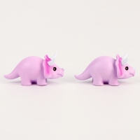 Миниатюра кукольная &laquo;Динозаврик&raquo;, набор 2 шт., размер 1 шт. &mdash; 3 &times; 5,5 &times; 2 см, цвет фиолетовый