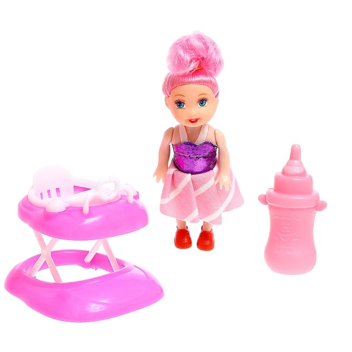 Кукла малышка &laquo;Ева&raquo; с аксессуарами, МИКС