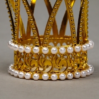 Топпер для торта &laquo;Корона принцессы&raquo;, цвет золото