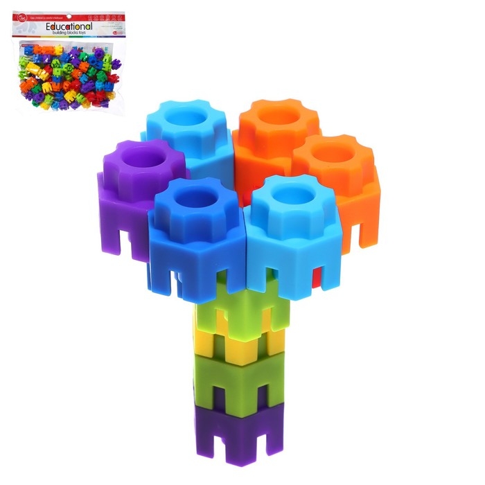 Конструктор обучающий &laquo;Объёмный пазл&raquo;, 98 деталей