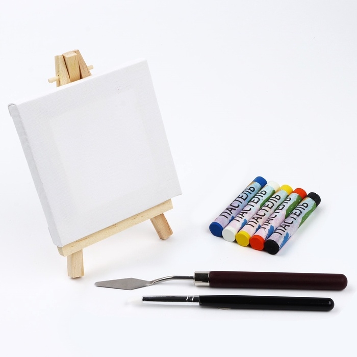 Рисование пастелью c холстом на подрамнике &laquo;Искусство&raquo;, набор для творчества