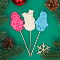 Новый год. Карамель леденцовая фигурная Sweet Ness "Новогодние персонажи", 30 г