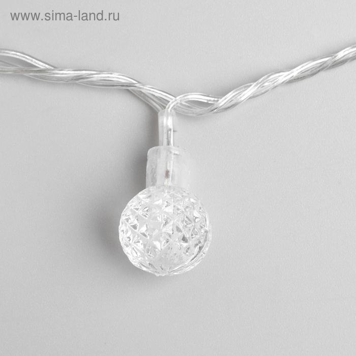 Гирлянда &laquo;Нить&raquo; 5 м с насадками &laquo;Мини фонарик&raquo;, IP20, прозрачная нить, 20 LED, свечение мульти (RG/RB), мигание, 220 В