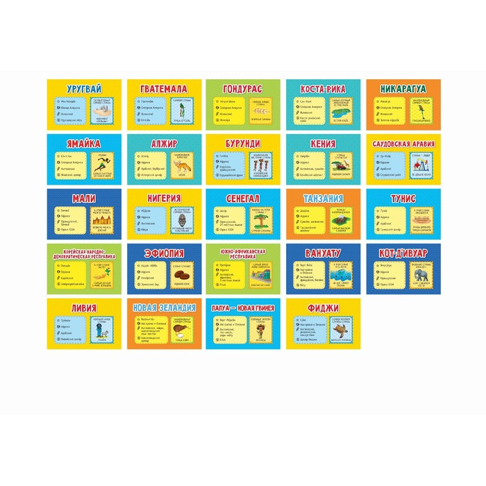 Карточная игра &laquo;Флагомания. Часть 2&raquo;, 54 карточки