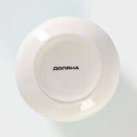 Сахарница фарфоровая с ложкой Доляна &laquo;Млечный путь&raquo;, 330 мл, цвет бирюзовый