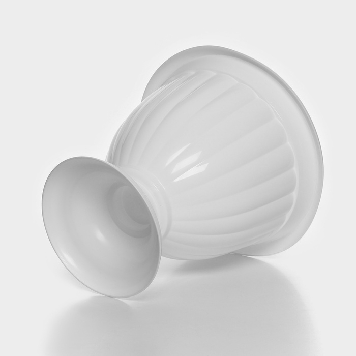 Кашпо уличное на ножке &laquo;Жасмин&raquo;, 18 л, цвет белый