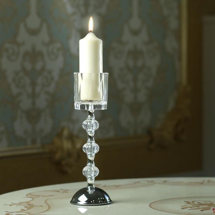 Подсвечник стекло "Влечение" 29х9х9 см