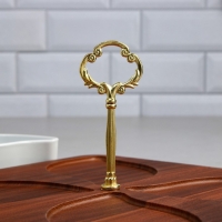 Менажница &laquo;Королевская сервировка&raquo;, 4 шт:300 мл, деревянное основание, фарфор, Иран