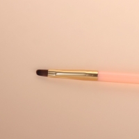 Набор кистей для макияжа, 3 предмета, цвет розовый