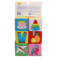 Набор развивающих мягких кубиков &laquo;Предметы&raquo;