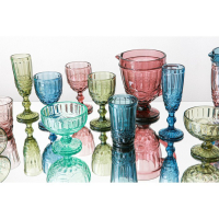 Набор бокалов из стекла для шампанского Magistro &laquo;Ла-Манш&raquo;, 160 мл, 7&times;20 см, 2 шт, цвет синий