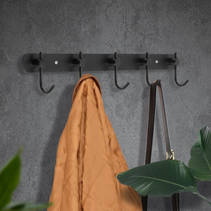 Вешалка CAPPIO CVP004, металлическая, пятирожковая, цвет черный