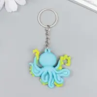 Брелок для ключей резина &laquo;Подводный мир&raquo;, 10.7&times;5.3 см, МИКС