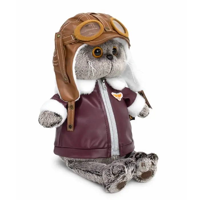 Мягкая игрушка "Кот Басик "Авиатор", 22 см Ks22-294