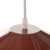 Светильник Lisa 1х40Вт Е27 бордовый  26х26х32см