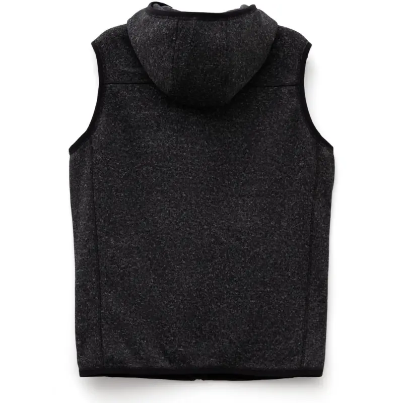 Жилет с капюшоном унисекс Gotland, черный, размер S