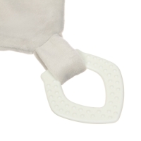 Комфортер - игрушка &laquo;Львенок Леон&raquo;, погремушка, прорезыватель, цвет серый, Крошка Я