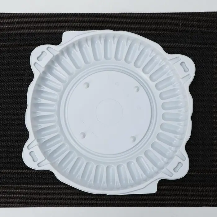 Дно для тортницы пластиковое одноразовое ПР-Т-225, 25&times;10,6 см, внутренний 23&times;9,5 см, белое