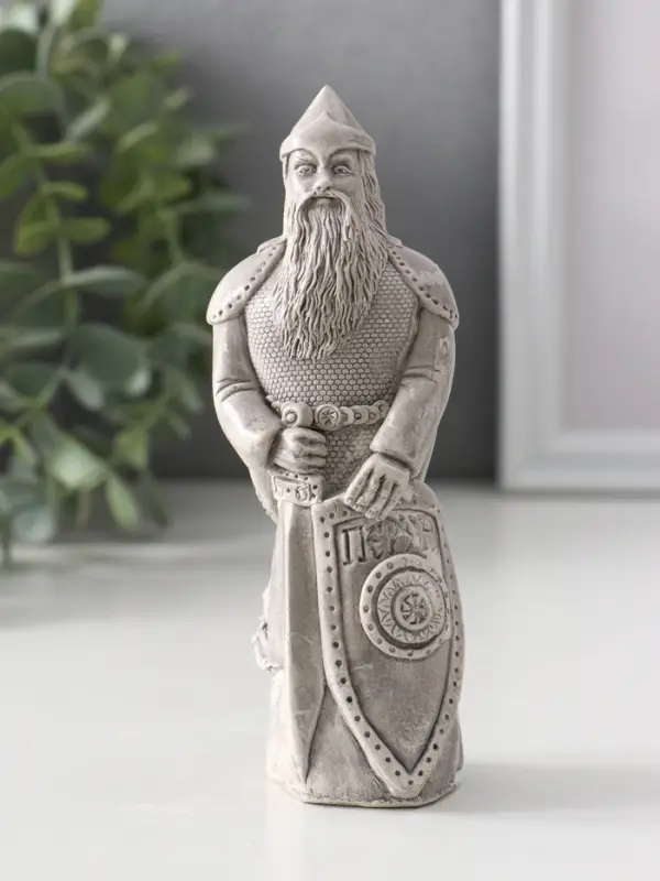 Фигура славянский бог &laquo;Перун&raquo;, 13&times;5&times;4.5 см, серая