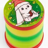 Funny toys Пружинка радуга "Новый год", цвета МИКС, d.-5см