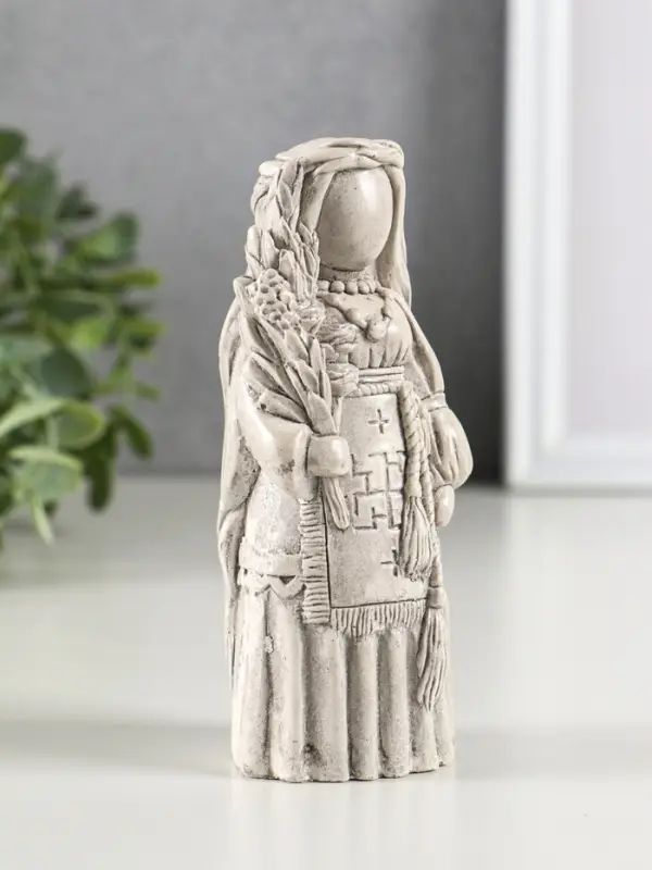 Фигура гипс "Лесная Берегиня" 13х6 см, под камень