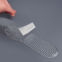 Стельки (полиэстер, силикон) на кл осн универс 36-45р-р 28,5см (пара) прозрач пак SS