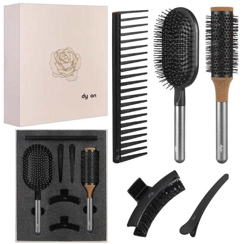 Набор расчесок 6 в 1 Серебро