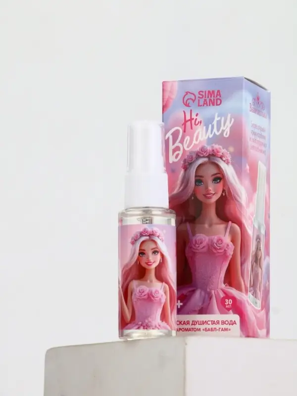 Душистая вода &laquo;Кукла-модель&raquo;, 30 мл, аромат бабл-гам
