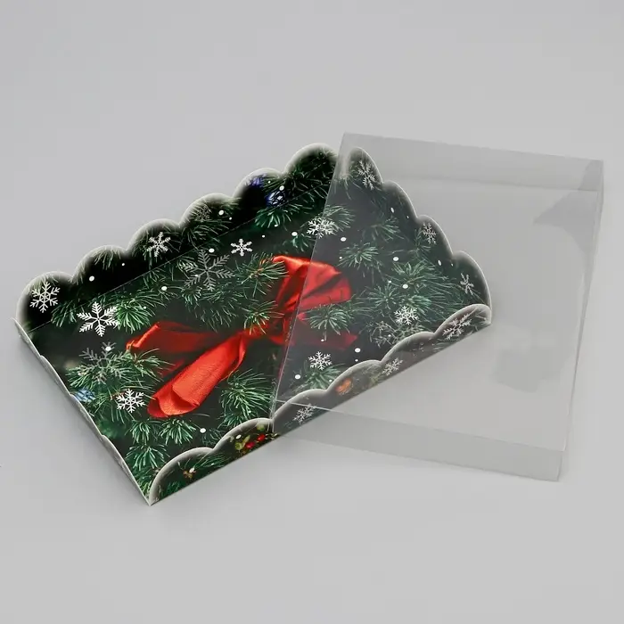 Коробка для печенья, кондитерская новогодняя упаковка, &laquo;Чудеса случаются&raquo;, 22&times;15&times;3 см