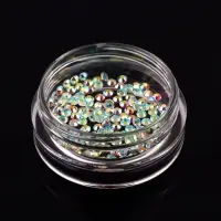 Стразы для декора, 2 мм, голографические