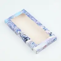 Коробка для шоколада &laquo;Новогодних чудес&raquo;, с окном, 17 х 8.5 х 1.5 см