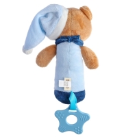 Пищалка - погремушка &laquo;Мишка&raquo;, с прорезывателем, Mum&Baby