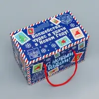 Подарочная новогодняя коробка &laquo;Долгожданная&raquo; , Посылка 20&times;12&times;12 см