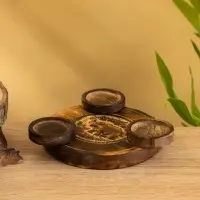 Подставка под благовония "Слон" дерево 16,5 см