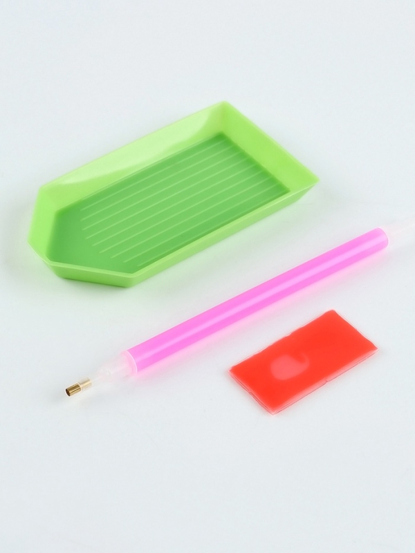 Алмазная мозаика с полным заполнением на холсте &laquo;Тропические птицы&raquo;, 40 х 50 см