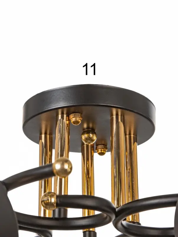 Люстра "Элла" 5хЕ27 40Вт черный 70х70х27 см