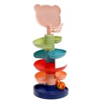 Развивающая пирамидка &laquo;Попади в корзину&raquo;, 6 элементов, цвет МИКС