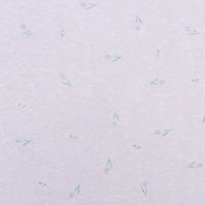 Бумага упаковочная тишью, &laquo;Цветы&raquo;, сиреневый, 50 см &times; 70 см 17 грамм