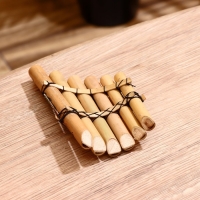 Сувенирный музыкальный инструмент "Флейта Пана" 1,5х15х8,5 см МИКС