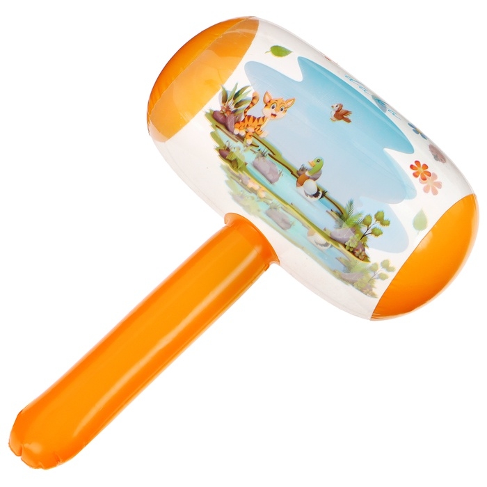 Игрушка надувная &laquo;Молоток&raquo;, со звуком, 30 см, цвет МИКС