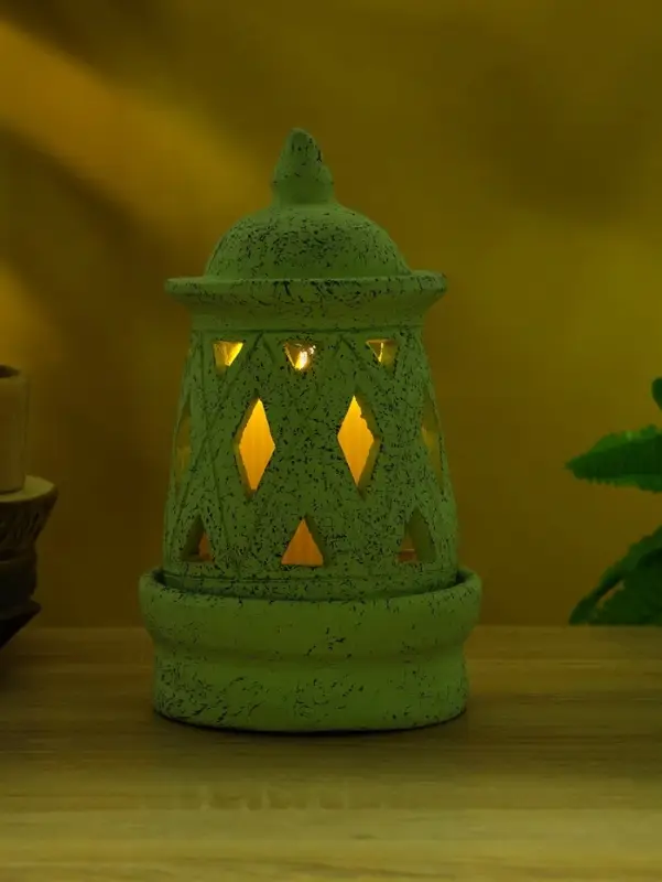 Подсвечник терракота "Фонарь" 16х16х26 см