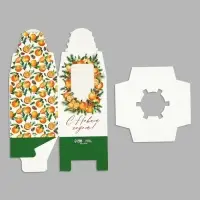 Складная коробка под один капкейк &laquo;Аромат праздника&raquo;, 9 х 9 х 11 см