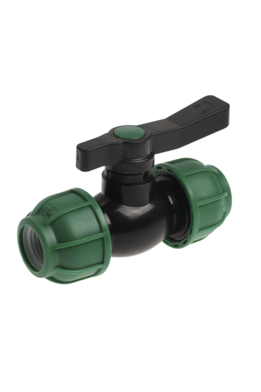 Кран шаровой ПНД ZEIN, 25 мм, цанга