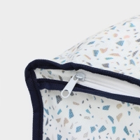 Кофр для хранения вещей Доляна &laquo;Мармелад&raquo; с ПВХ-окном, 80&times;45&times;15 см, цвет белый