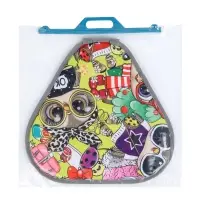 Ледянка мягкая треугольная Sova, лимонный, рисунок МИКС